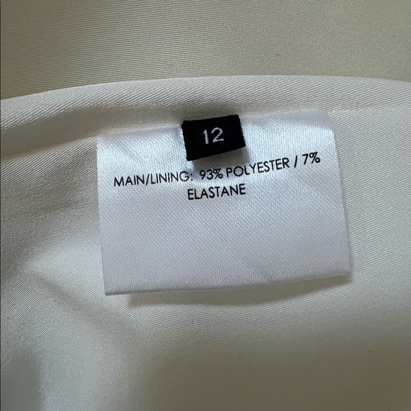 $1750 AUTH ALEX PERRY WHITE DEACON STRAPLESS LATEX DRESS UK 12 US8 CELEBRITIES - Picture 14 of 16